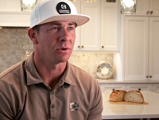 Brennan Conner of Conner Construction speaking about project costs