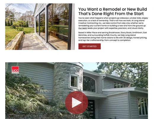 Long Island Creative Contracting services page