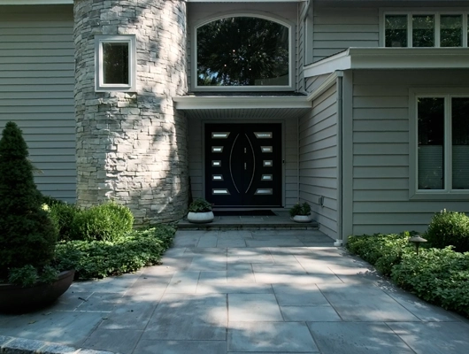 front view of a remodeled home in Port Jefferson, NY