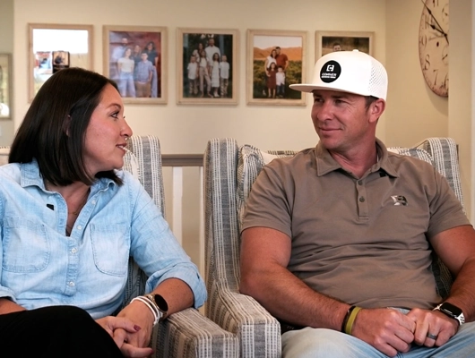 custom home builder and wife