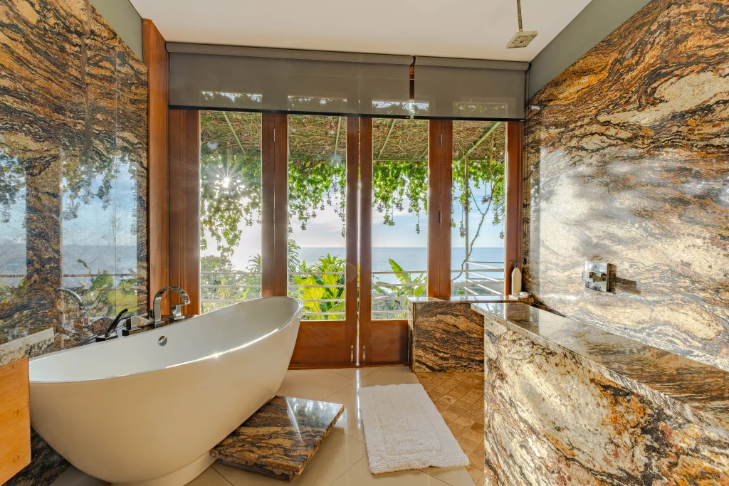 Villa landscape view