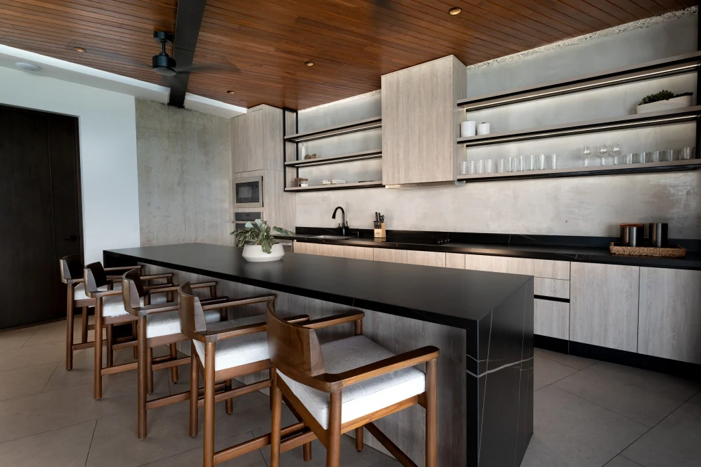 Refined kitchen interior