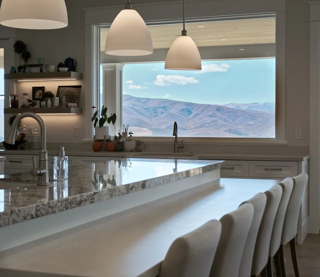 Villa landscape view