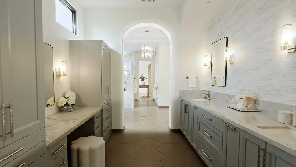 Open-plan villa interior